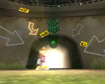 Rayman Raving Rabbids (USA) screen shot game playing